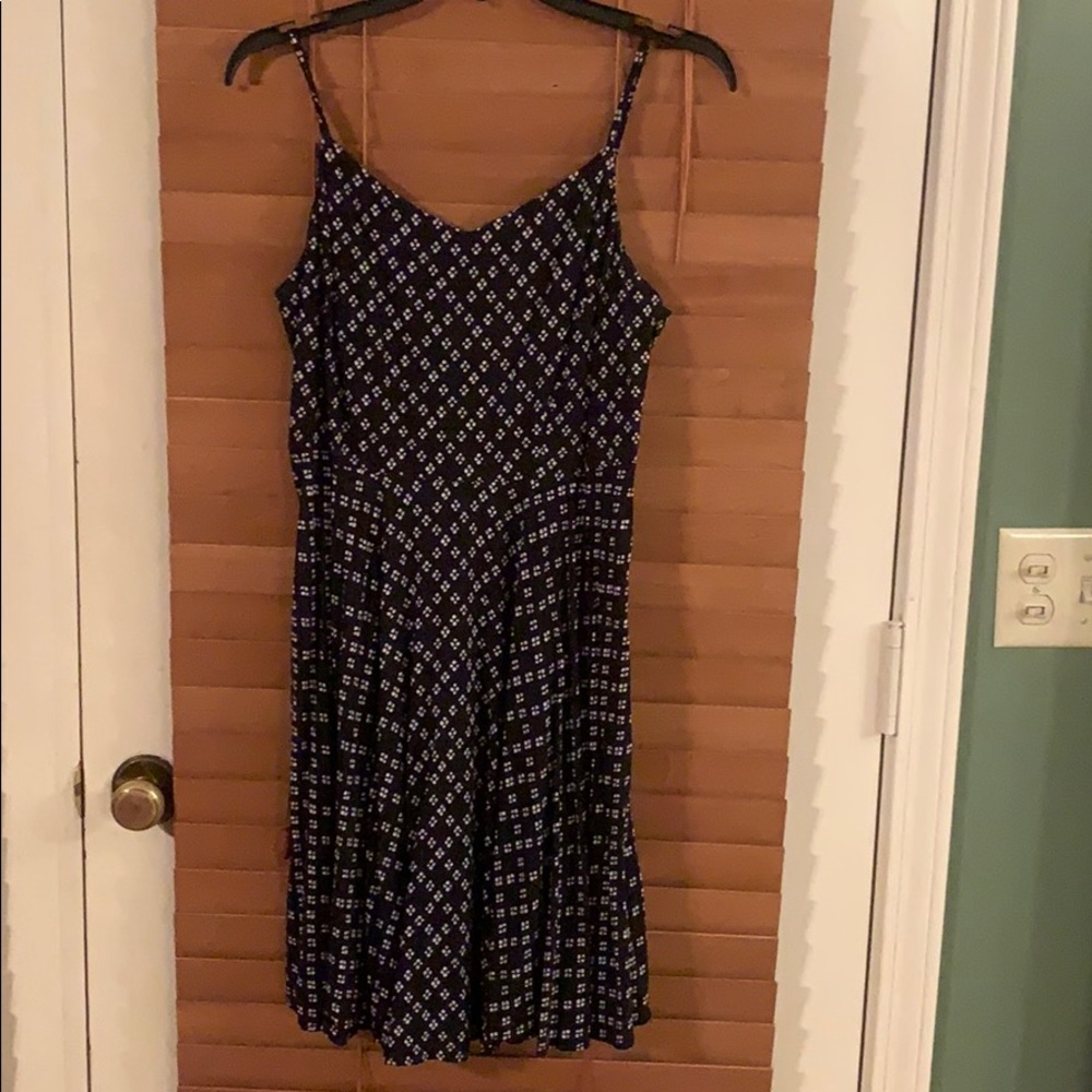 Old navy black and white skater dress